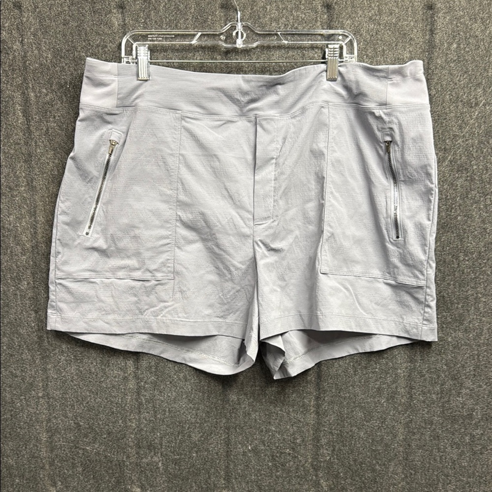 Athleta Soft Gray Active Shorts